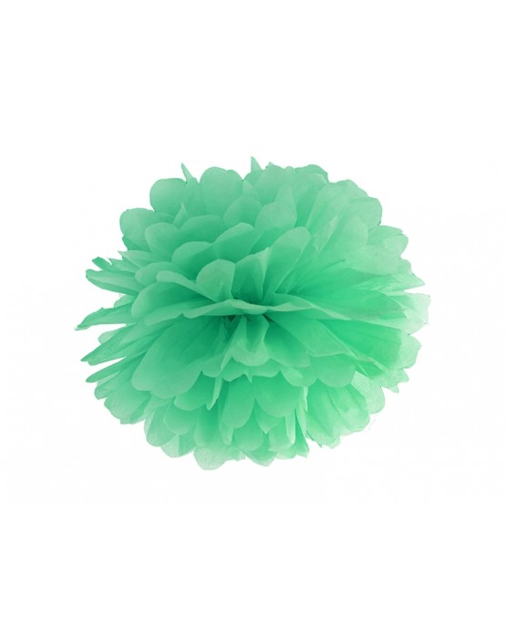 Pompón -tmavozelená 35cm