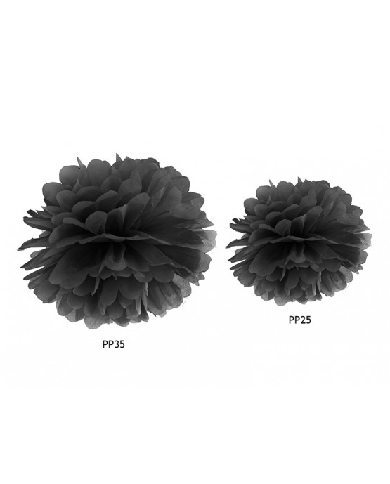 Pompón -čierny 35cm