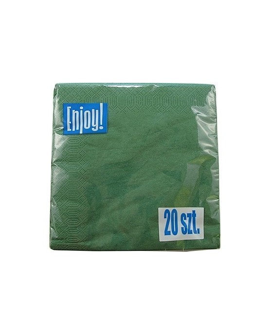 Servítky - zelené 33 cm - 20ks