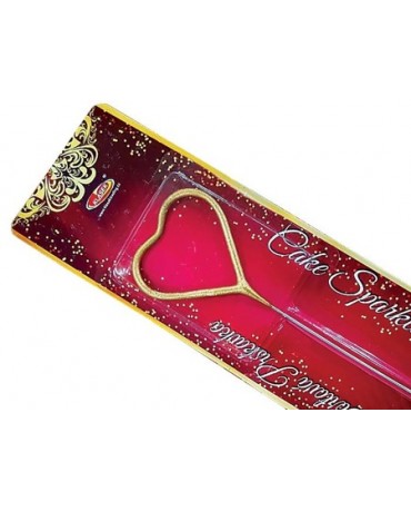 Prskavka v tvare srdca 1ks