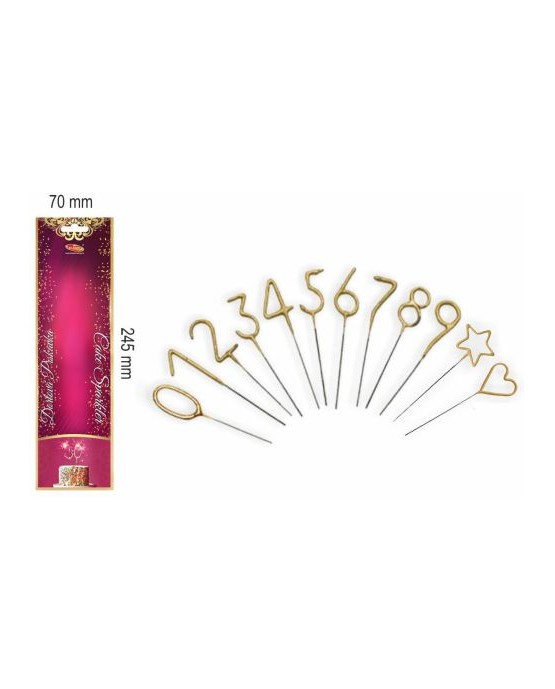 Prskavky mix tvarov 12 ks/1bal