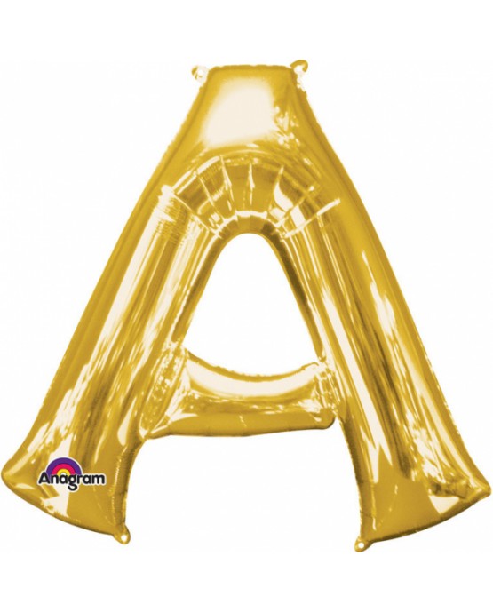Fóliový balón - zlaté A 35x33cm