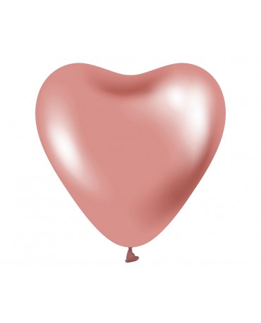 Balóny ružové srdcia 12" 6ks