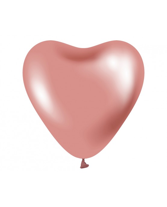 Balóny ružové srdcia 12" 6ks