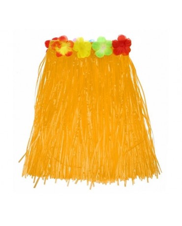 Havajská sukňa - oranžová- veľkosť S