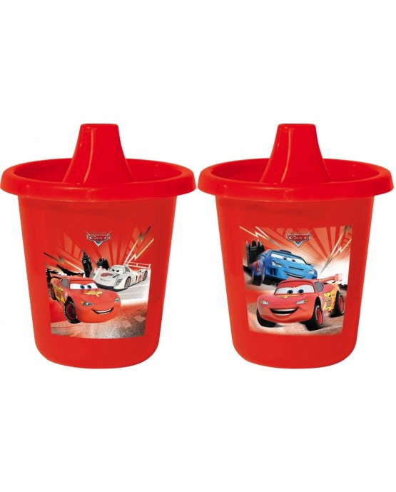 Cestovné plast. hrnčeky Autá 2x225 ml