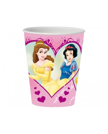 Plast. pohár 3D Princess 350 ml
