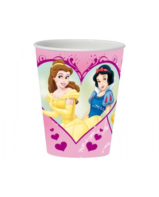 Plast. pohár 3D Princess 350 ml