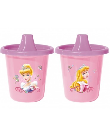Cestovné plast. hrnčeky Princess 2x225 ml
