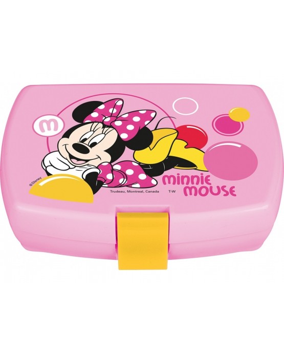 Plast. box na jedlo Minnie Mouse 16x11cm