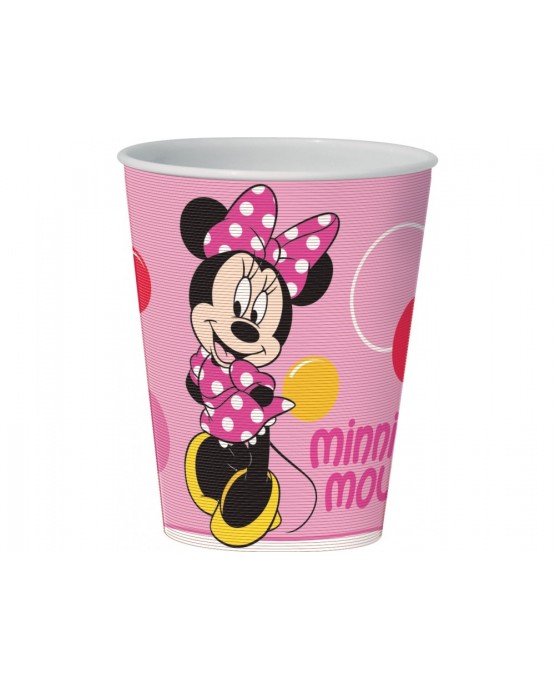 Plast. pohár 3D Minnie Mouse 350 ml