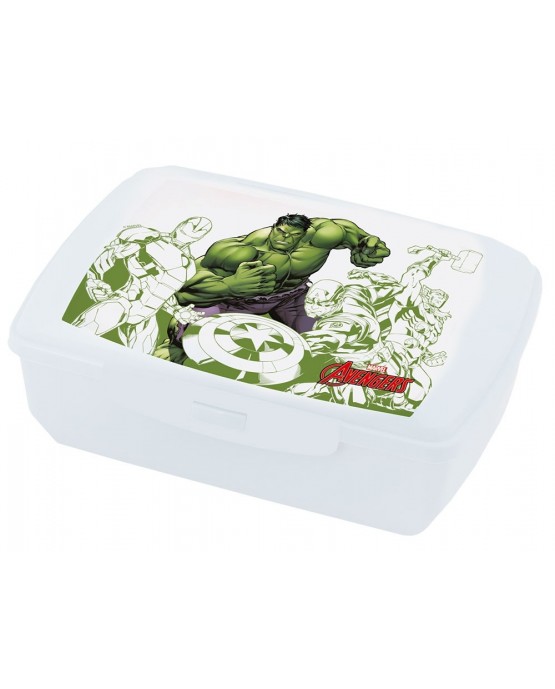 Plast. box na jedlo Avengers- Hulk 20x13 cm