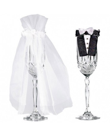 Dek. na poháre - ženích a nevesta