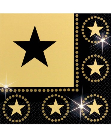 Servítky Hollywood 33cm 16ks