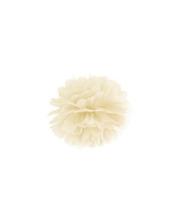 Pompón -krémový 35cm