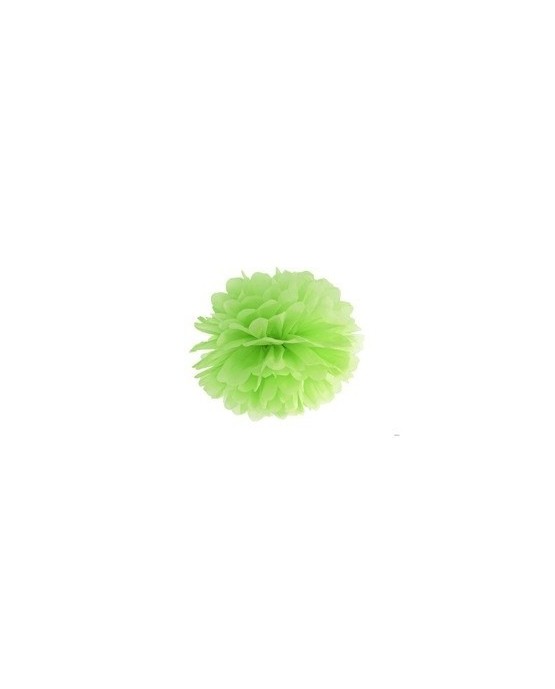 Visiaca dekorácia kvet - bledozelený 35cm 1ks/P3