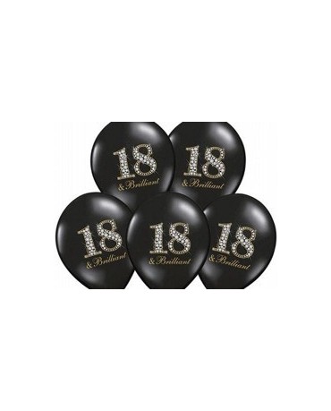 Latexové balóny číslo 18- brilianty -30cm 10ks