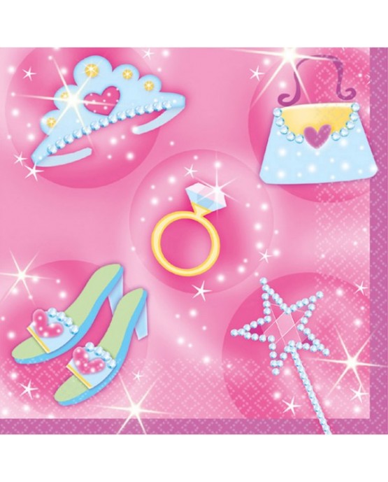 Servítky Princess 25x25cm 16ks