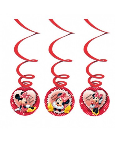 Špirály Minnie Mouse 3ks