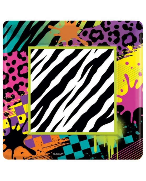 Tanieriky  80. roky 25,4cm 8ks