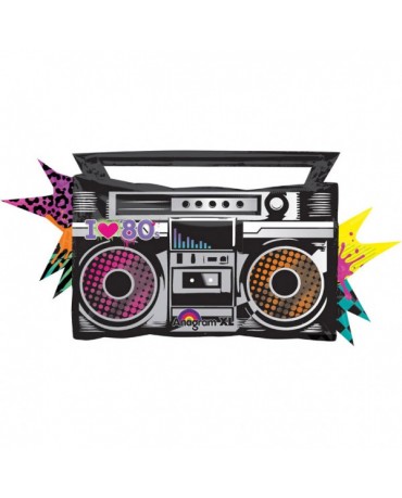 Fóliový balón Retro rádio 88x43cm