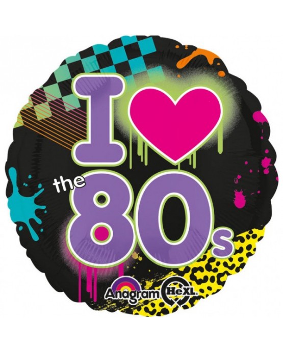 Fól. balón 80.roky 43cm