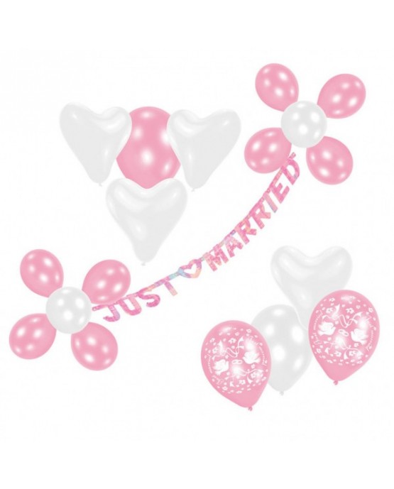 Latex. bal. sada Just Married