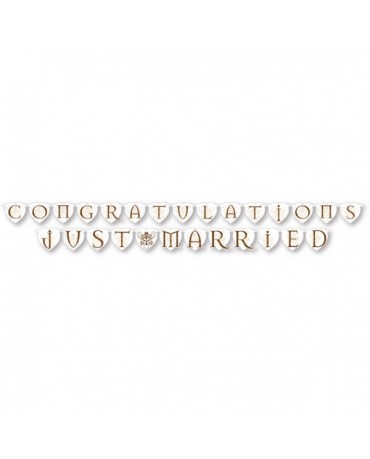 Banner Congratulations a Just Married