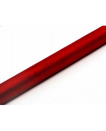 Organza - červená 36cmx9m