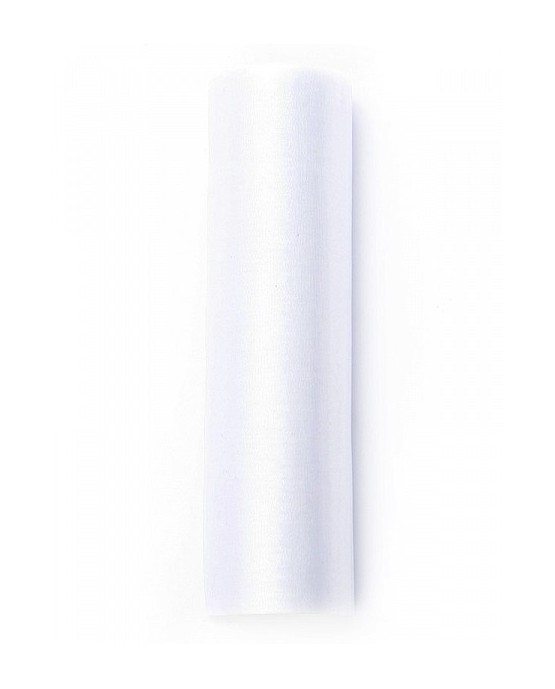 Organza - hladká biela 16cmx9m/P121