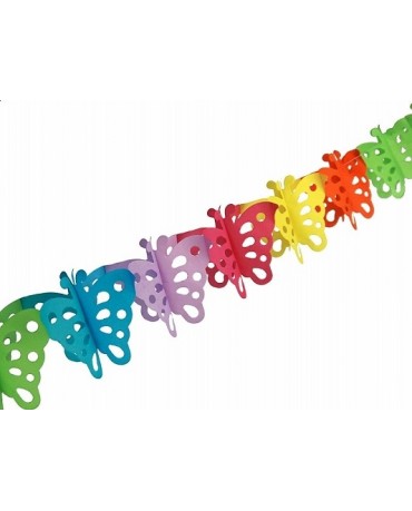 Girlanda motýľov 15 x 300 cm, 1 ks/P73