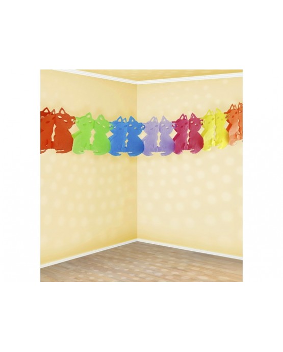 Girlanda mačiek 17 x 300 cm, 1 ks/P73