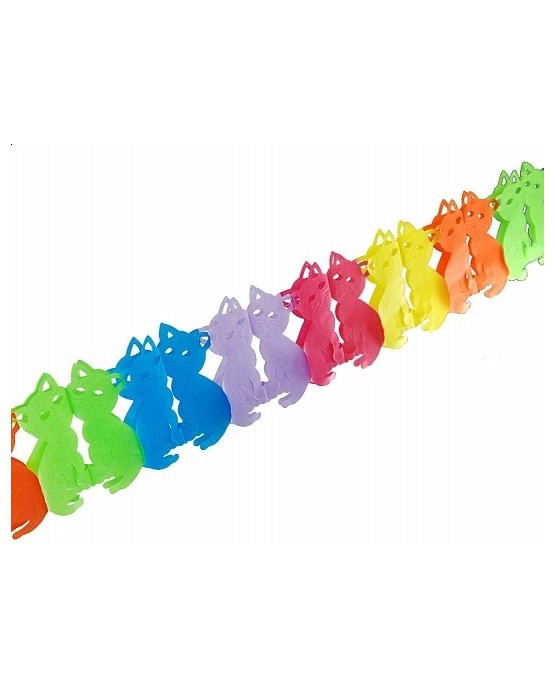 Girlanda mačiek 17 x 300 cm, 1 ks/P73