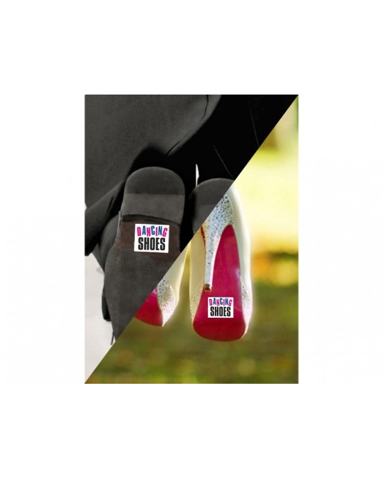 Nálepky na topánky Dancing Shoes 2ks