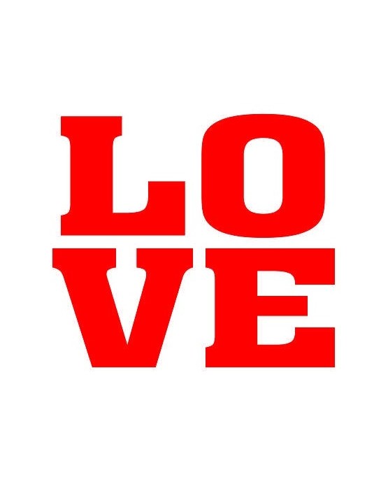 Nálepky na topánky Love 2ks