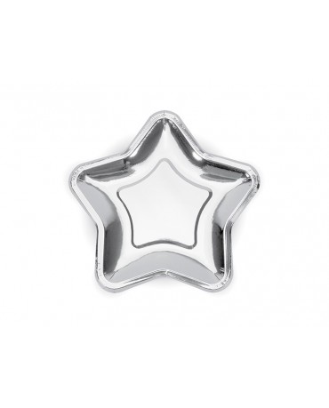 Tanieriky hviezda - strieb. 17cm 6ks