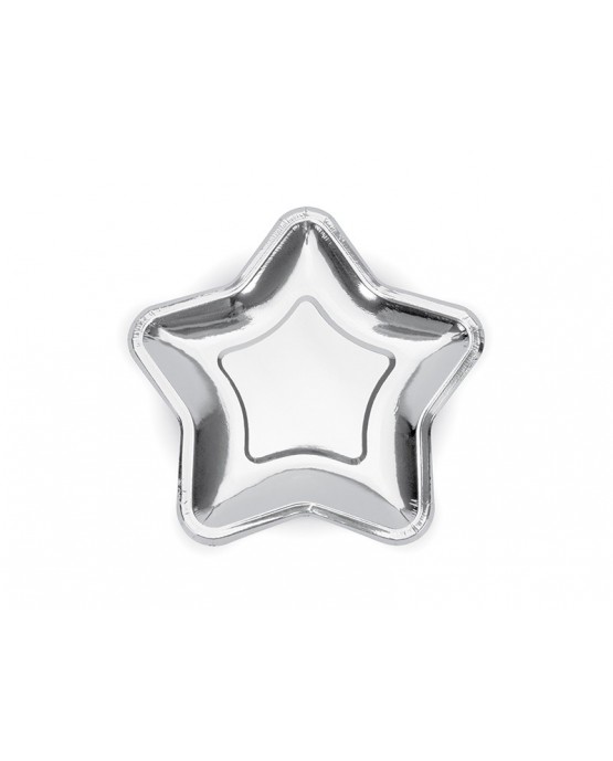 Tanieriky hviezda - strieb. 17cm 6ks