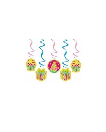 Špirály - sladkosti a darčeky 60cm 5ks