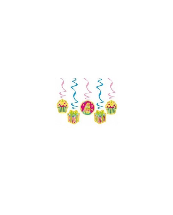 Špirály - sladkosti a darčeky 60cm 5ks/P226