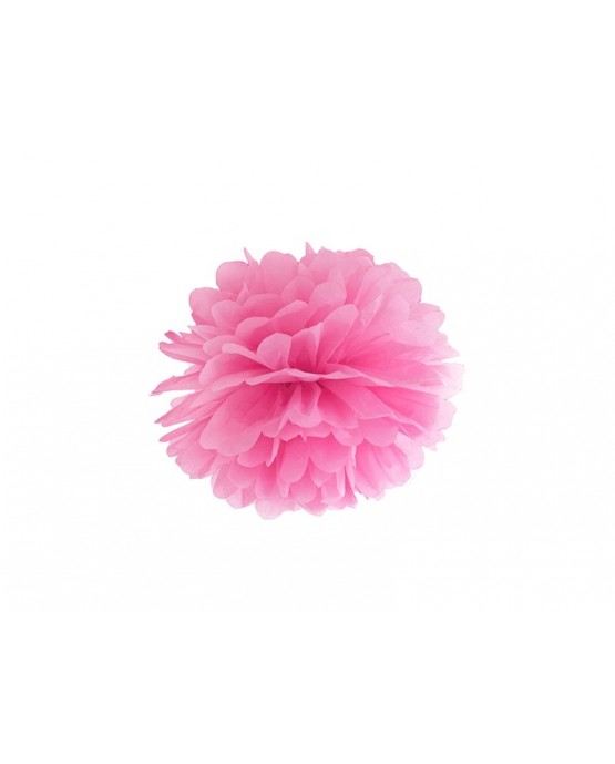 Visiaca dekorácia kvet - ružový 25cm 1ks/P4