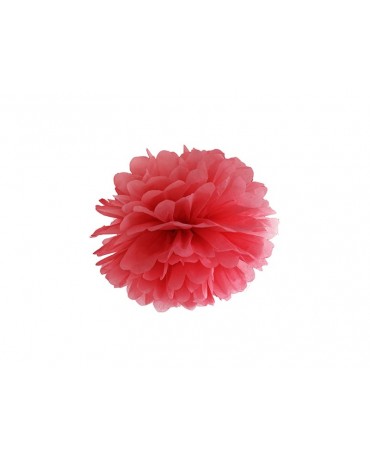 Visiaca dekorácia kvet - červený 25cm 1ks/P4