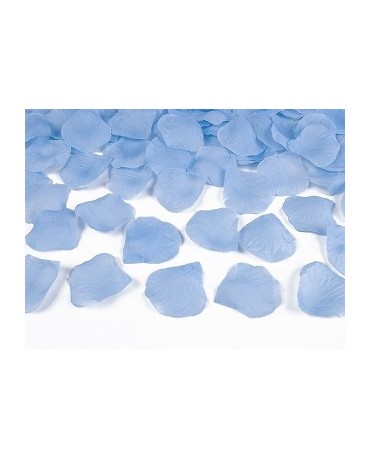 Dek. lupene ruží -modré 100ks