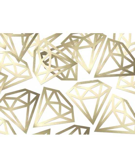 Konfety - zlaté diamanty 12ks