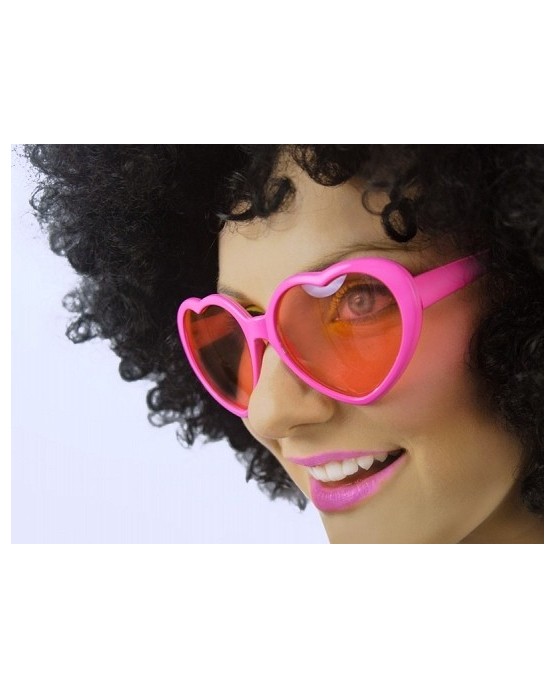 Okuliare - ružové srdcia 1ks/P61