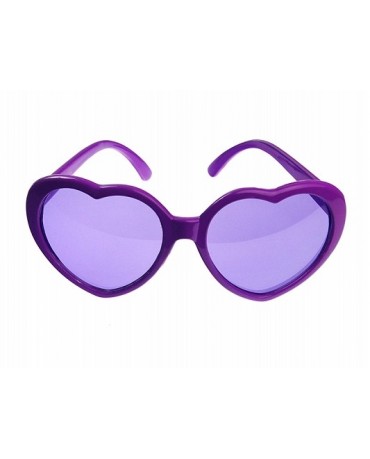 Okuliare - fialové srdcia 1ks/P61