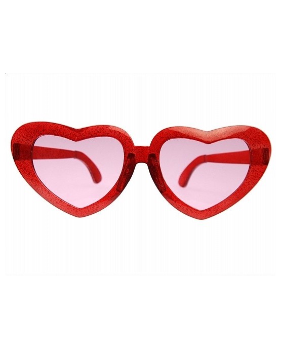 Okuliare - červené srdcia 1ks/P61