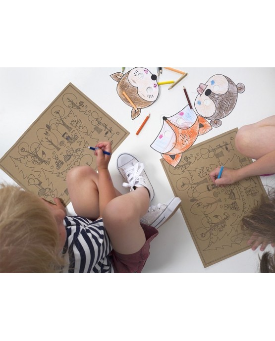 Masky - zvieratká 6ks