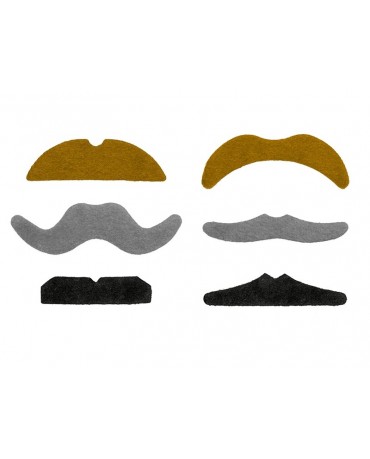 Fúzy lepiace - mix vzorov 6ks/P66