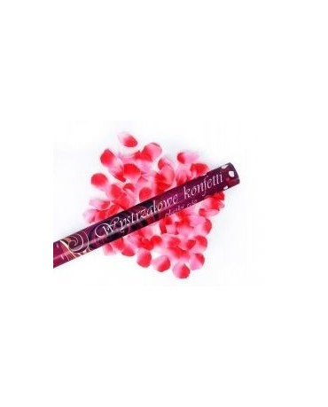 Konfety -ružové lupene ruží 80cm