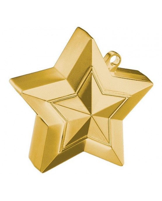Závažie na bal. -hviezda-zlatá